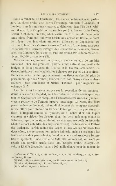 L'Empire grec au dixième siècle; Constantin ... - mura di tutti