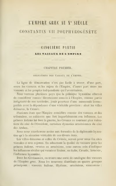 L'Empire grec au dixième siècle; Constantin ... - mura di tutti