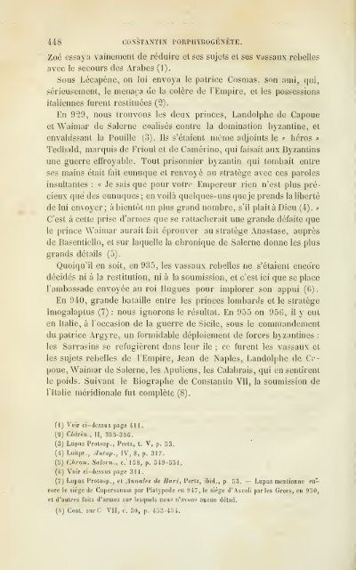 L'Empire grec au dixième siècle; Constantin ... - mura di tutti