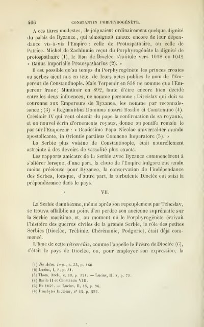 L'Empire grec au dixième siècle; Constantin ... - mura di tutti