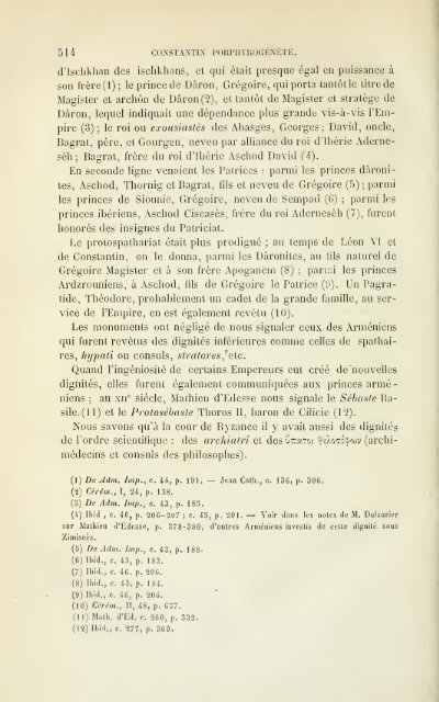 L'Empire grec au dixième siècle; Constantin ... - mura di tutti