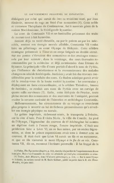 L'Empire grec au dixième siècle; Constantin ... - mura di tutti