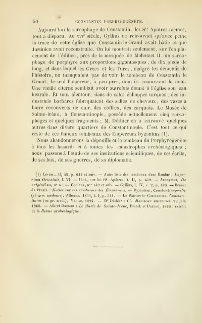 L'Empire grec au dixième siècle; Constantin ... - mura di tutti