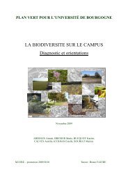 M2ERE Rapport biodiversité - Master Pro ERE - Université de ...