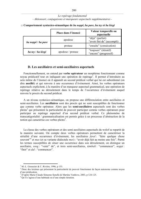 Chapitre 1 : LE REPÉRAGE FONDAMENTAL - La linguistique du ...