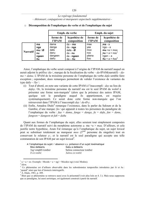 Chapitre 1 : LE REPÉRAGE FONDAMENTAL - La linguistique du ...