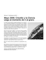 Crisotilo y la Ciencia Llego el momento de ir al grano - Chrysotile