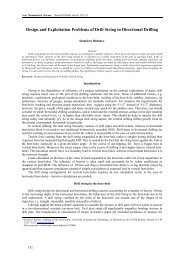 Design and Exploitation Problems of Drill String in Directional Drilling