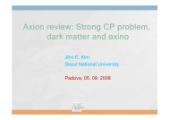 Axion review: strong CP problem, dark matter and axino - Infn