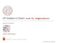 CP Violation in Charm - Infn
