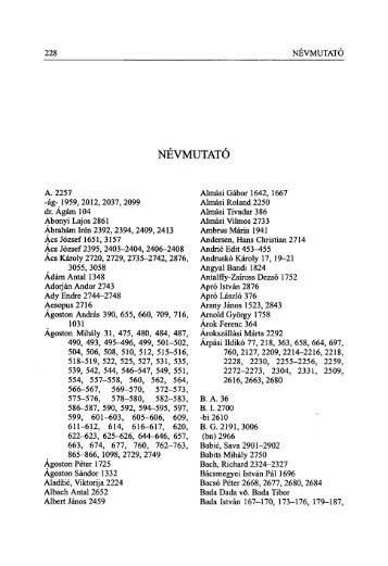 Névmutató (1005 kB)