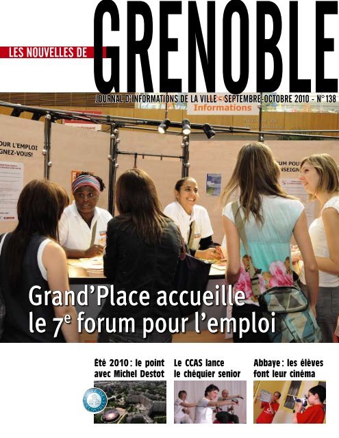 Grand'Place accueille le 7e forum pour l'emploi - Ville de Grenoble