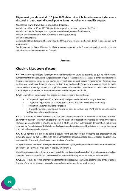 Accueillir et intégrer - Guide pour enseignants accueillant un enfant ...