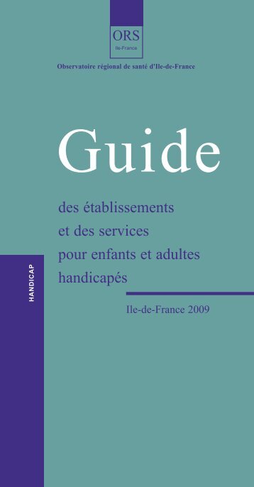 HANDICAP - Observatoire régional de la Santé (ORS)