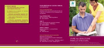 vivre au sein d'une famille d'accueil - Département de Saône-et-Loire
