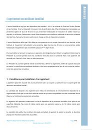 L'agrément accueillant familial - Conseil Général du Nord