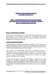 cahier des prescriptions speciales de l'appel d'offres n°11 ... - Eacce