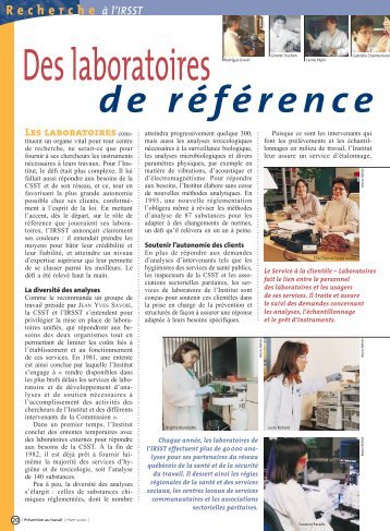 Pr”vention Hiver 2000 (print) - Irsst