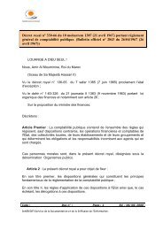 21 avril 1967 - Trésorerie Générale du Royaume