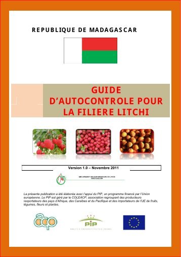 Guide d'Autocontrôle pour la filière Litchi - Centre Technique ...