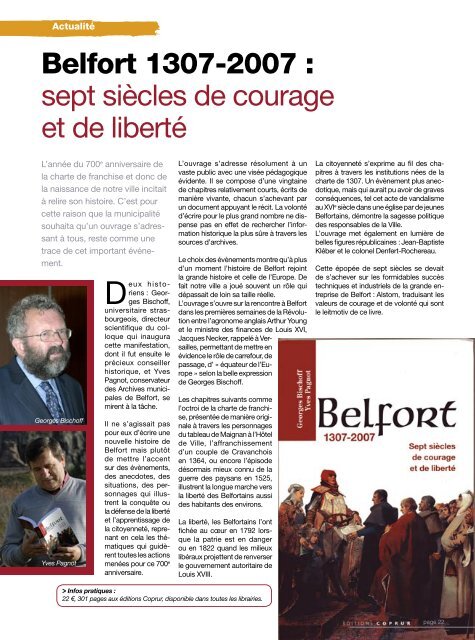 Téléchargez le magazine - Belfort