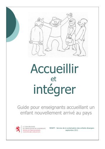 Guide pour enseignants accueillant un enfant ... - Bascharage