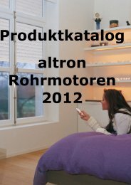 altron Antriebstechnik Produktkatalog 2012