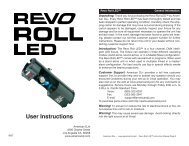 Revo Roll LED User Manual - American DJ