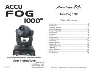 Accu Fog 1000 - American DJ