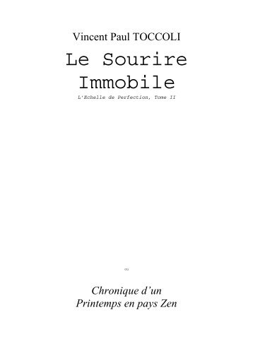 le sourire immobile pdf - Vincent-Paul Toccoli a-nous-dieu-toccoli