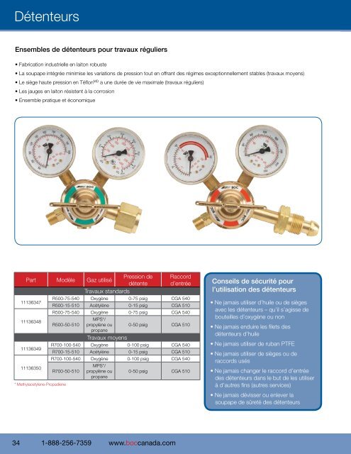 Ensembles de brasage, coupage et soudage ... - Linde Canada