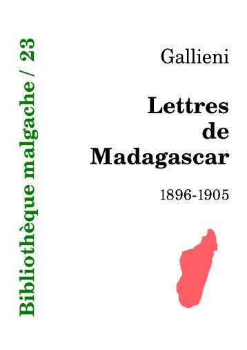 Lettres de Madagascar - Bibliothèque malgache