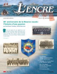 80e anniversaire de la Réserve navale - The Canadian Navy ...