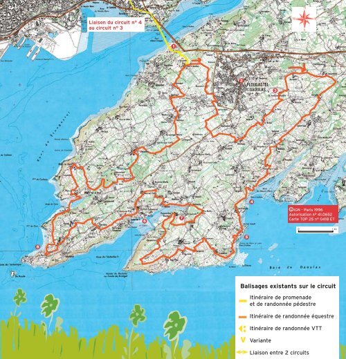 Circuit n°4 : Presqu'île de plougastel - Brest métropole océane