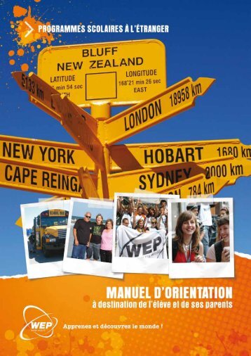 Manuel d'orientation - Programme scolaire - FR - the WEP Resource ...