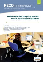 Définition des bonnes pratiques de prévention dans les ... - Ameli