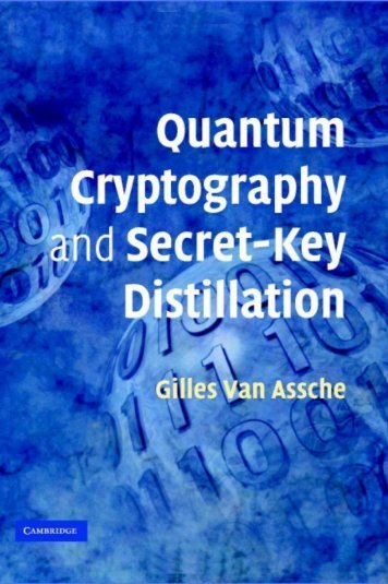 Quantum Cryptography and Secret-Key Distillation - ADReM