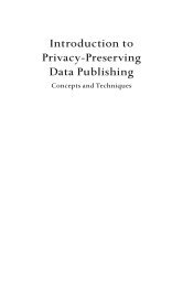 Introduction to Privacy-Preserving Data Publishing ... - ADReM