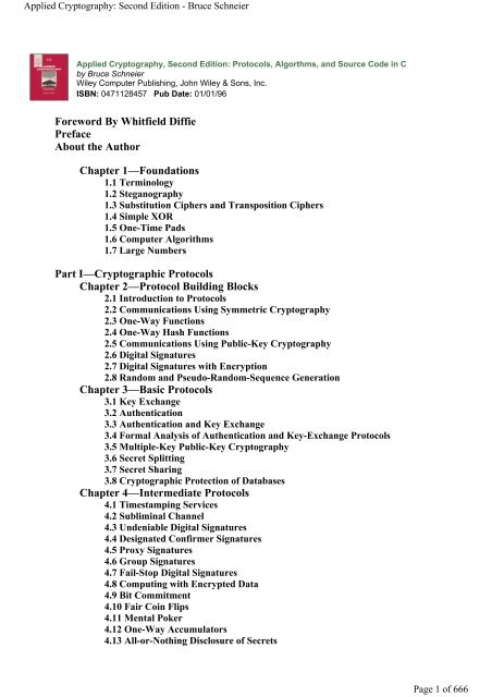 Applied Cryptography - ADReM