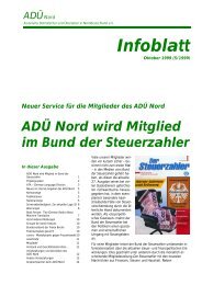 Infoblatt - ADÜ Nord