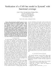 Verification of a CAN bus model in SystemC with functional coverage