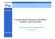 A SysML-based Framework with QEMU-SystemC Code Generation
