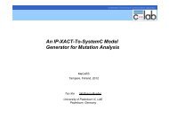 An IP-XACT-TO-SystemC Model Generator for Mutation Analysis