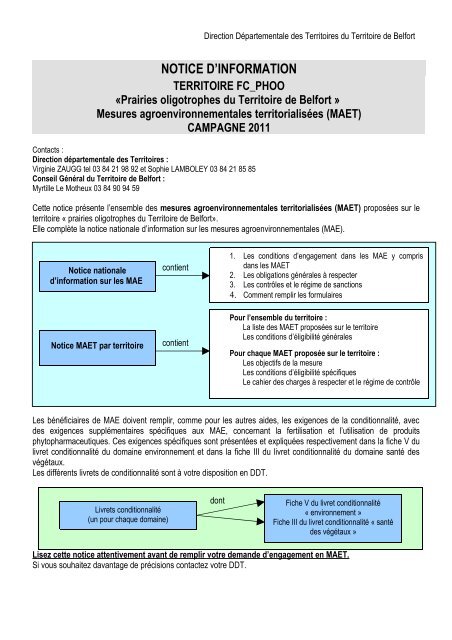 MAET 2011 - Annexe prairies oligotrophes - L'Europe en Franche ...