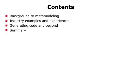 Domain-Specific Modeling Languages for Embedded System ...