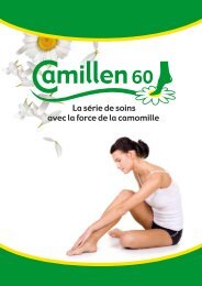 La série de soins avec la force de la camomille - Simon Keller AG