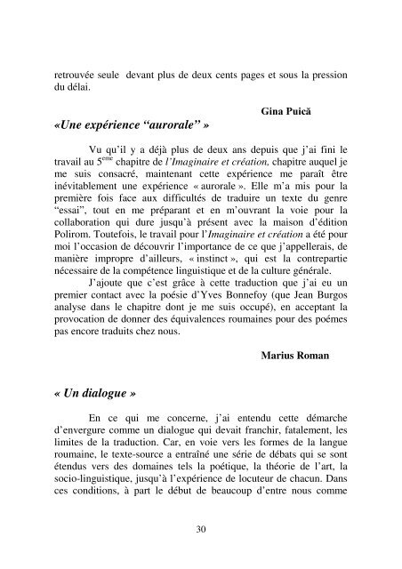 Atelier de Traduction No 1 2004 - Facultatea de Litere și Științe ale ...