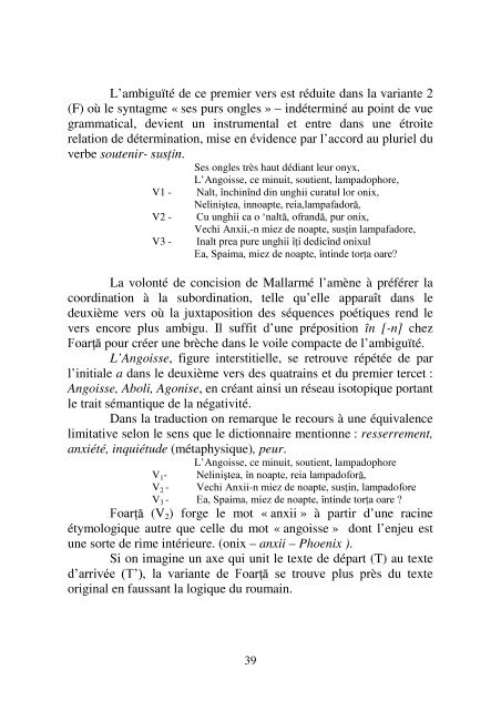 Atelier de Traduction No 1 2004 - Facultatea de Litere și Științe ale ...