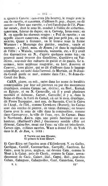 Histoire et glossaire du normand de l'anglais et de la langue ...