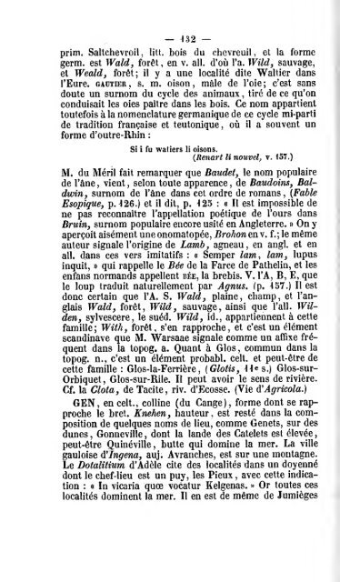 Histoire et glossaire du normand de l'anglais et de la langue ...